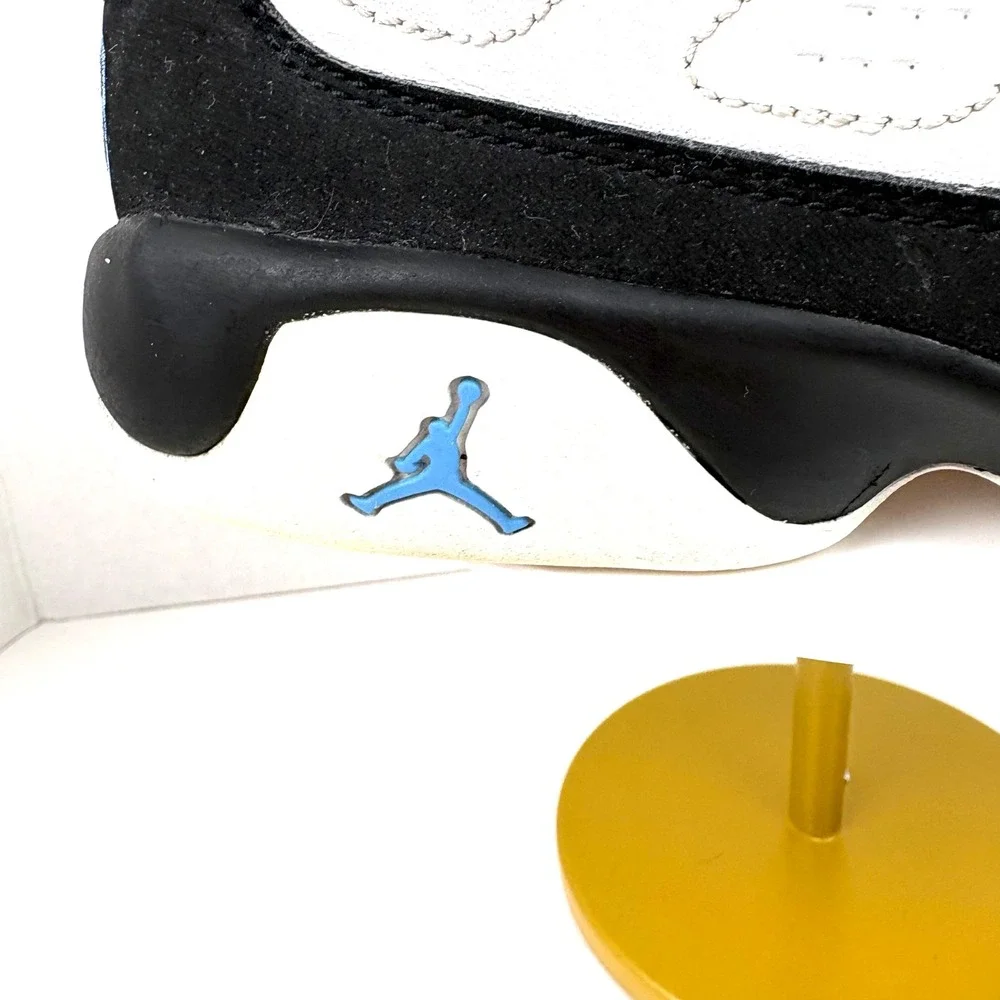 Nike Air Jordan 9 Retro University Blue GS 5.5Y White Black 302359-140 UNC